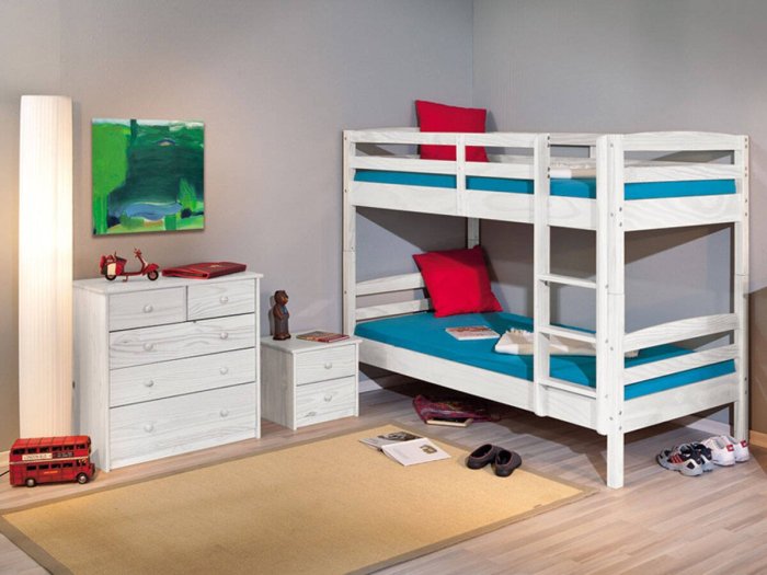 Litera de cama juvenil doble