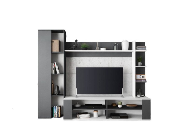 Mueble modular de salón con estantería Ernest 2