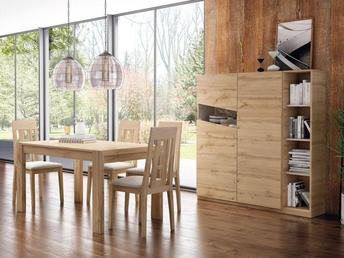 Conjunto mesa y sillas Ampostol
