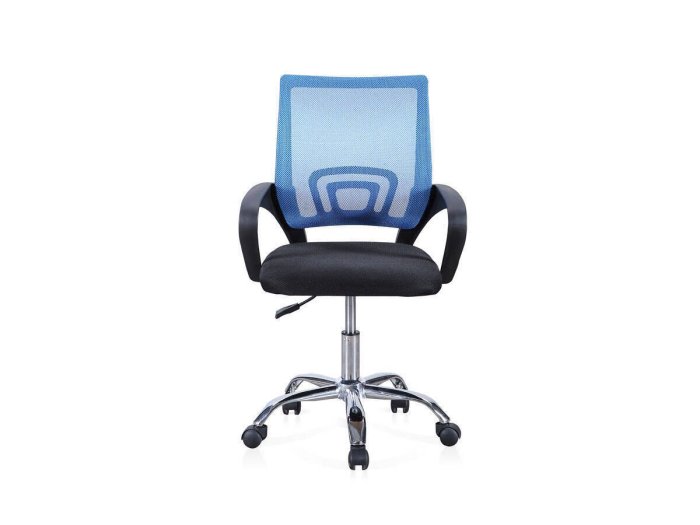 Sillón de oficina Design negro-azul