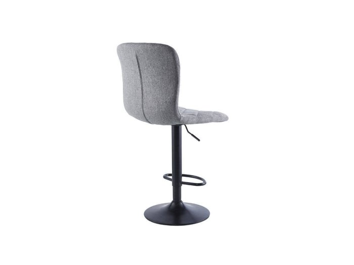 Taburete giratorio y elevable Olalla gris-negro 2