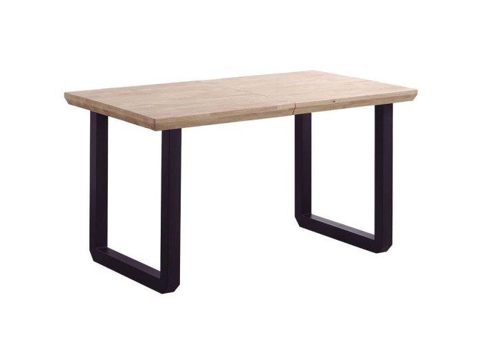 Mesa comedor extensible Miranda roble-negro
