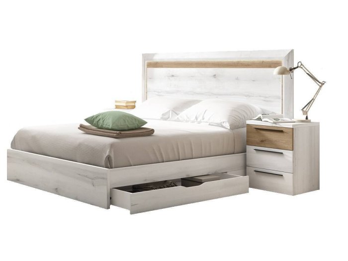 Dormitorio modelo VINTÉ Four con cajones laterales 2