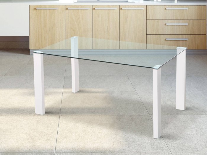Mesa fija Denver blanca