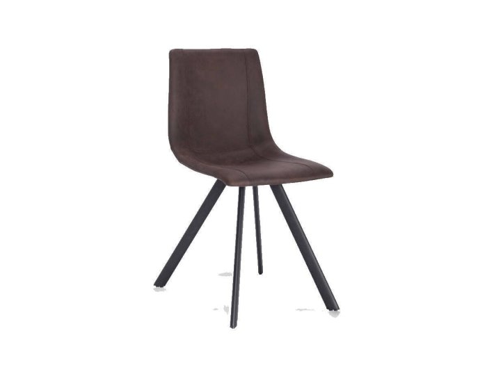 Silla de comedor modelo ALANA color chocolate 2