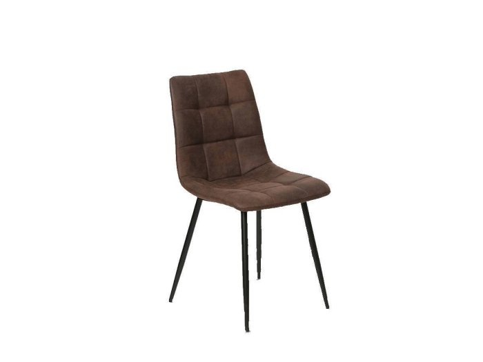 Silla industrial modelo GIULIA color chocolate