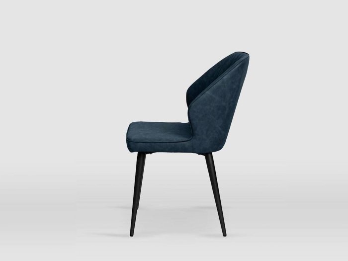 Silla de comedor modelo MAIA azul marengo