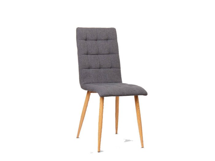 Silla de comedor modelo PRIYA gris piedra 2