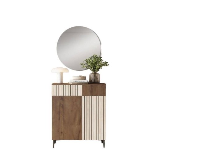 Mueble recibidor con consola y espejo modelo VERONA