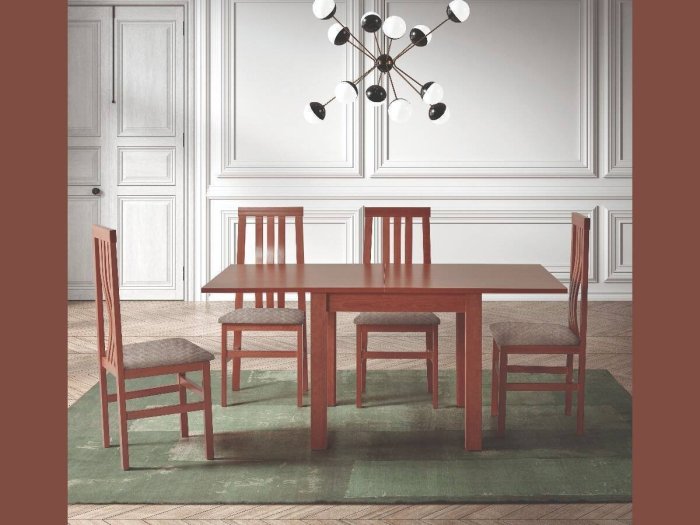 Silla de madera con barrotes modelo ESCORPIA
