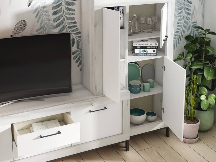 Conjunto muebles salón modelo DAKOTA Seven