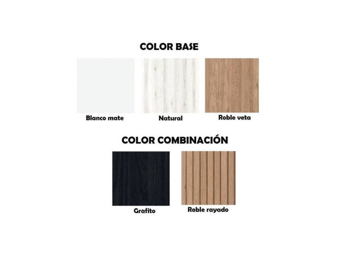 Aparador 3 puertas 1 cajón modelo DAKOTA 181 cm