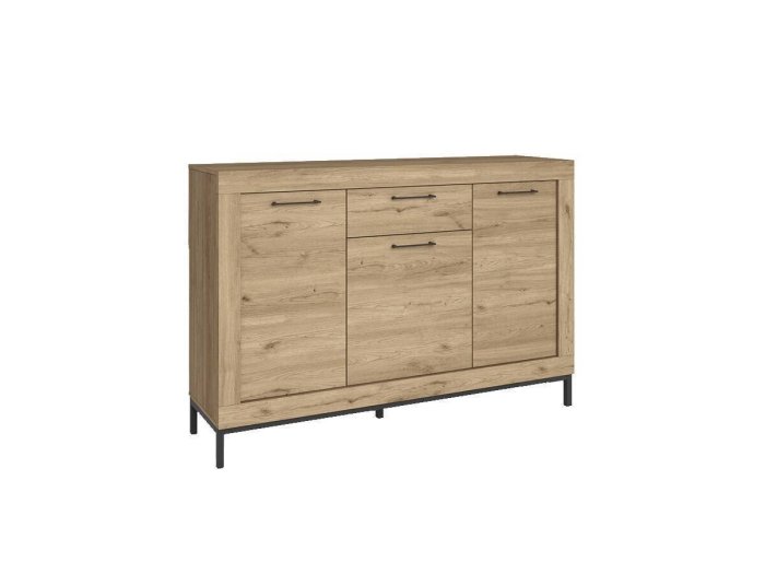 Aparador 3 puertas 1 cajón modelo DAKOTA 154 cm 2