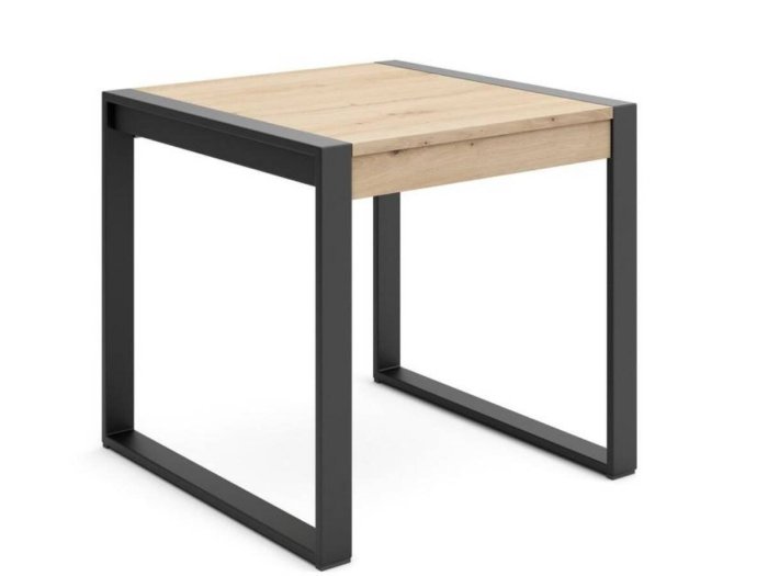 Mesa cuadrada extensible de pata deslizante modelo BEL 2