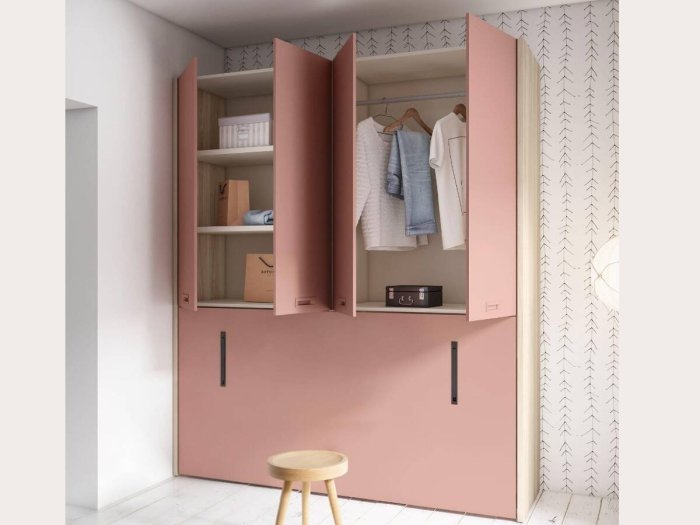 Cama abatibles horizontal con armarios modelo HUELVA