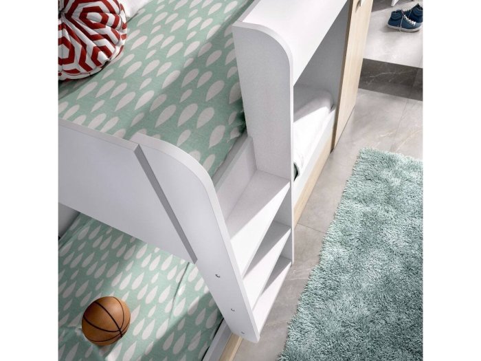 Cama tren con tres camas modelo MENTA