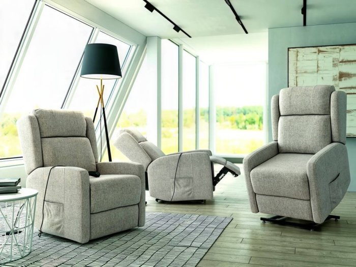 Sillón relax con 2 motores y power-lift modelo VASTA 2