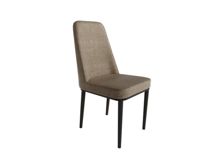 Silla de comedor con patas negras modelo IZMA
