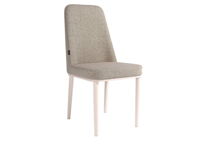 Silla de comedor con patas blancas modelo IZMA