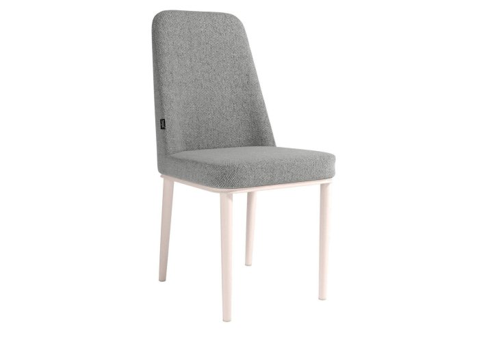 Silla de comedor con patas blancas modelo IZMA