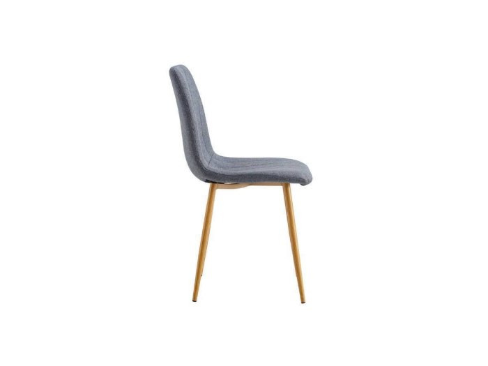 Silla tapizada modelo SOFIA gris
