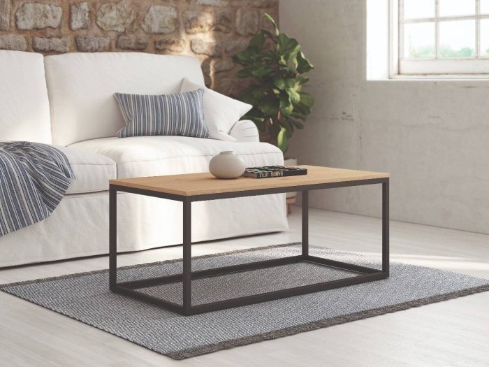 Mesa de centro fija rectangular modelo FERNANDEZ