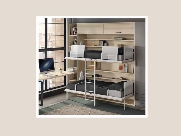 Litera abatible con altillo modelo ELIPSE