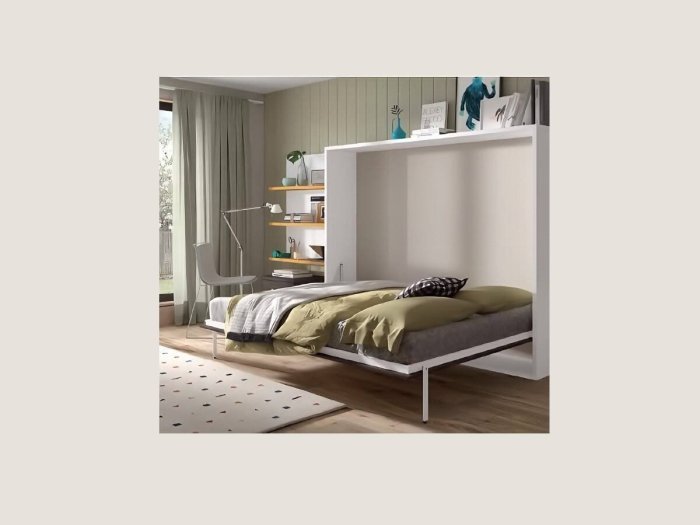 Cama abatible horizontal de matrimonio modelo DINA 2